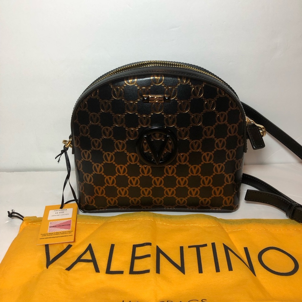 NWT Valentino Diana Monogram Crossbody Bag VA 2722 Genuine Leather Made in Italy
